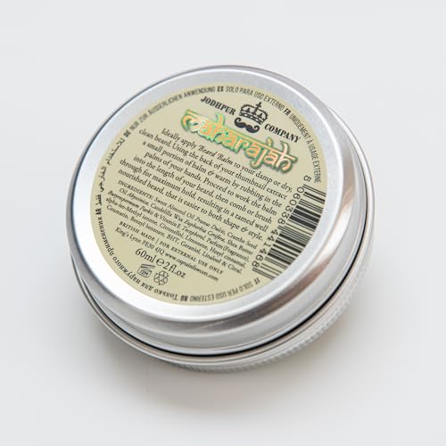 Beard Balm with Almond Oil & Shea Butter - 2oz Moisturizing Conditioning for Men