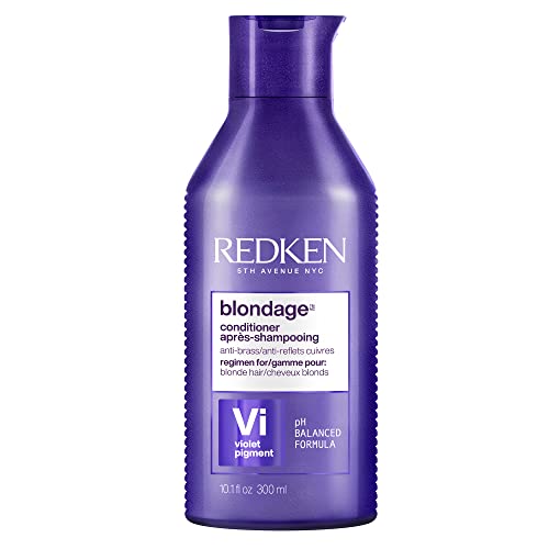 Redken Blondage Purple Conditioner 10.1 Fl Oz - Tones & Moisturizes Blonde Hair