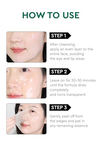PDRN Seaweed Glow Peel Off Face Mask for Pore Minimizing & Skin Radiance - PDRN Mask