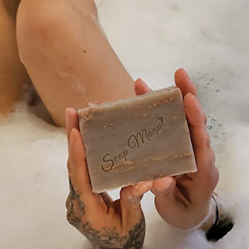 Love Affair Vegan Body Bar soap for Men & Women, for dry, sensitive skin and face Moisturizing, Shea Butter, Coconut Oil, Cruelty-free, Handmade, Plant-based, 4.3 oz