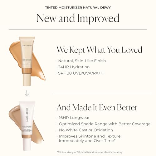 Tinted Moisturizer Natural Dewy SPF 30-2W Citrine by Laura Mercier for Women - 1.5 oz Makeup