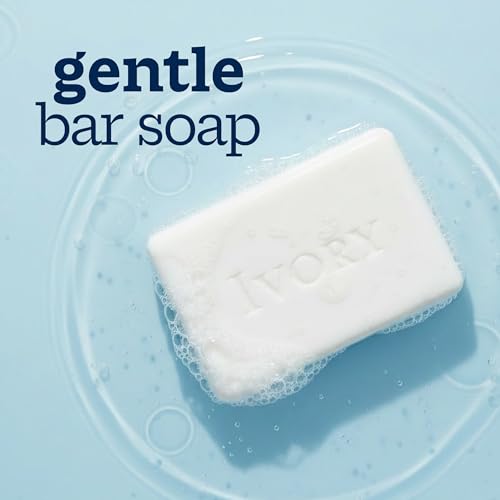 Ivory Gentle Bar Soap Pack of 100 - Original Scent, 3.1 oz, Plant-Based, Hypoallergenic