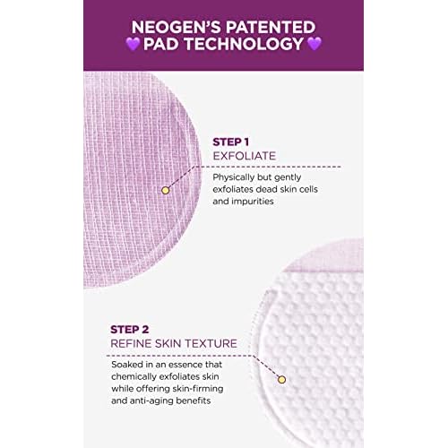 DERMALOGY by NEOGENLAB Bio-Peel Gauze Peeling Pads Lemon, 30 pads & Wine, 30 pads