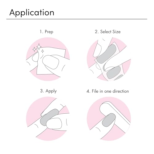 Nude Gel Nail Strips Kit - Long Lasting, Chip Resistant, UV Free - 110 Wraps & Tools - Best of Nudes