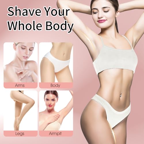 Mosago 5-in-1 Rechargeable Women's Electric Razor - 5 Head Shaver, Painless & Waterproof
