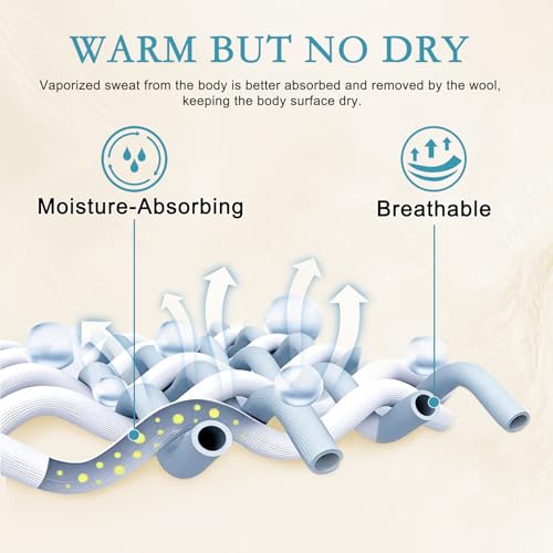 White Summer Lightweight Wool Comforter Twin Size - Breathable Australian Lamb Wool Duvet Insert