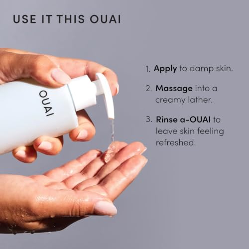 OUAI Detox Facial Cleanser with Glycolic Acid - 7.8 Fl Oz - Deep Cleansing & Hydrating Skin Care