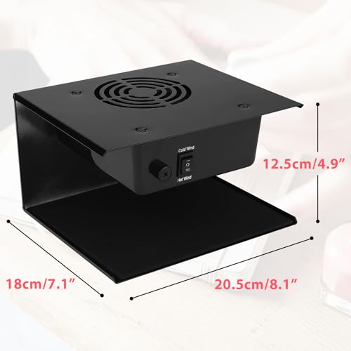 300W Nail Dryer Fan with Hot and Cool Air for Nails and Feet