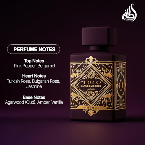 Unisex Eau de Parfum Spray 3.4 Fl Oz - Amber Oud Vanilla Fragrance