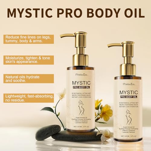 Unscented Body Firming Oil for Hydration & Tightening - 4.23 fl oz - PristineEra