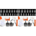 modelones Gel Nail Kit Almond, Upgrade 15Sizes Fake Nails, 9-in-One Glue Dehydrator & Mini U V Light Clipper, 510Pcs Medium Almond Press on Tips for Extension DIY Salon Home Gift (Pack of 2)