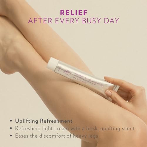 Vegan Leg Cooling Cream for Tired Heavy Legs - Rejuvenating Moisturizer