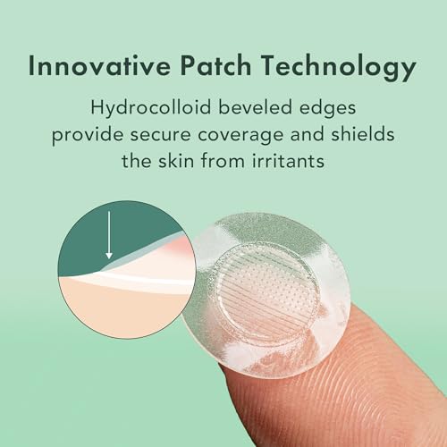 Rael Microcrystal Spot Cover Hydrocolloid Pimple Patches 27 Ct - Early Blemish Care