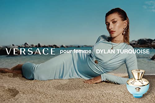 Versace Dylan Turquoise Eau de Toilette for Women 3.4 oz - Fresh & Vibrant Fragrance