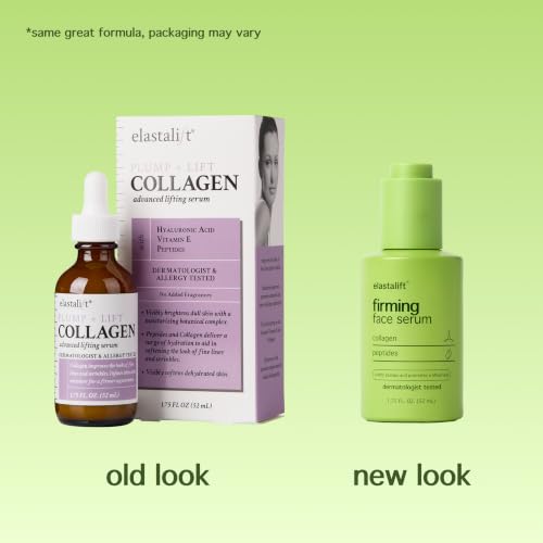 Elastalift Collagen Facial Serum 1.75 Fl Oz Pack of 2 - Firming, Lifting & Hydrating