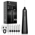 Water Flosser with 300ml Large Tank - 5 Modes, Cordless Oral Irrigator, High-Pressure Dental Cleaner Black