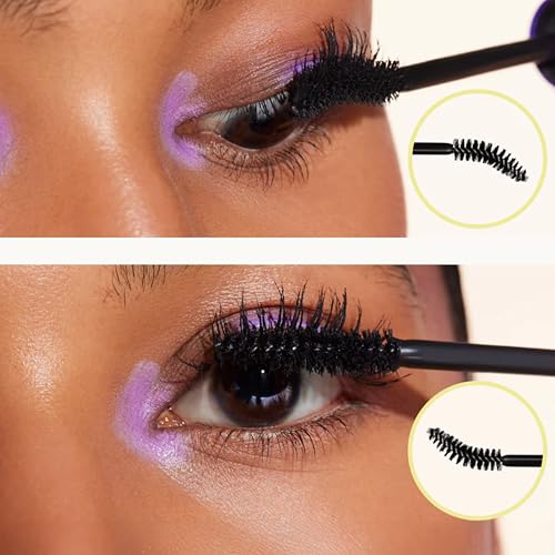 Pacifica Beauty | Activist Curling Mascara | Black | Volume and Length | Vegan Brush | Glass Tube | Clean Eye Makeup | Plant-Fibers | Microplastic + Nylon 6 Free | Vegan, Talc-Free, Cruelty-Free