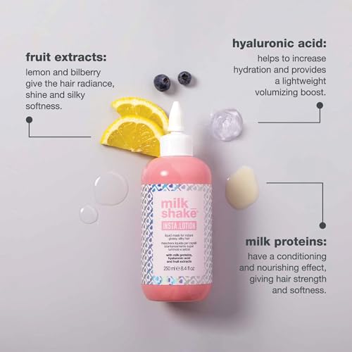 Milk_Shake Insta Lotion Liquid Mask 8.4 fl oz – Glass-Hair Gloss & Frizz Control