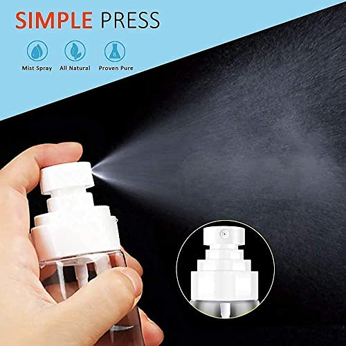 AMORIX 100ml Fine Mist Spray Bottle 6PCS Empty Spray Bottles and 6PCS 60ml Travel Spray Bottle Bundle