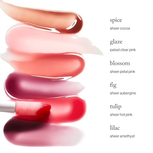 goop Beauty Hydra-Barrier Gel Gloss Lip Plumper & Moisturizer - Palest Clear Pink, 0.13 oz, Variation of Glaze / 0.13 Ounce