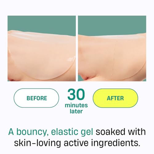DERMATORY 3-Split Customizable Pore Tightening Gel Pad - Salicylic Acid (BHA), Witch Hazel, Allantoin, Collagen, Pore Minimizing, Targeted Care, Korean Skin Care (30 Pads)