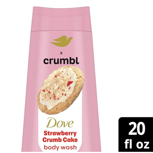 Dove Moisturizing Strawberry Crumb Cake Body Wash & Scrub Set - Limited Edition