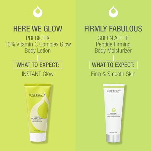 Juice Beauty PREBIOTIX 10% Vitamin C Glow Body Lotion - 180ml Brightening Moisturizer