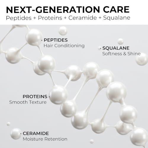 Fresh Scent Peptide Hair Mask for Damaged Hair - 1.7 Fl Oz, Leave-In Treatment - Variation of THIS listing