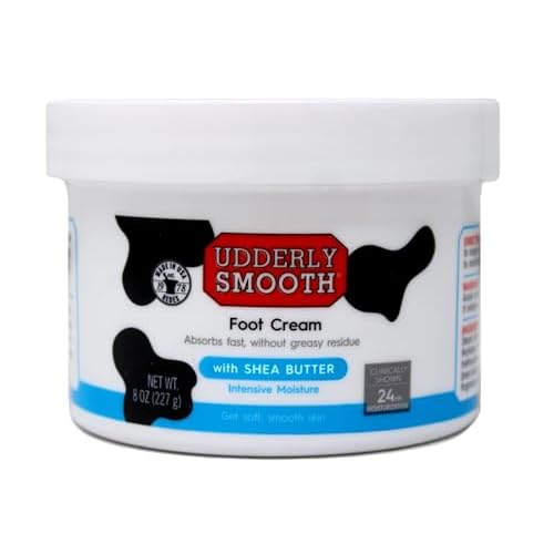 Udderly Smooth Foot Cream with Shea Butter 8 oz (Pack of 3)