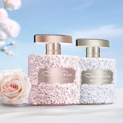 Oscar de la Renta Bella Rosa EDP Perfume for Women 1.7 Fl Oz - Floral Woody Musk Fragrance