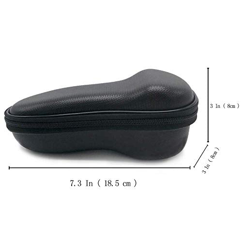 INVODA Storage Case for Electric Shavers (3800/3500/2300/2100 Series) | High-Density EVA 1680D Material | 7.09x3.15x2 Inches | Waterproof Shock-Resistant Storage (Black, Case Only)