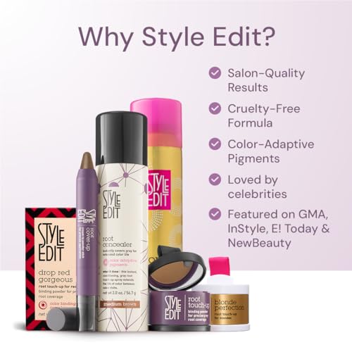Style Edit Root Touch Up Powder Medium Brown 0.13 oz - Variation of This Listing