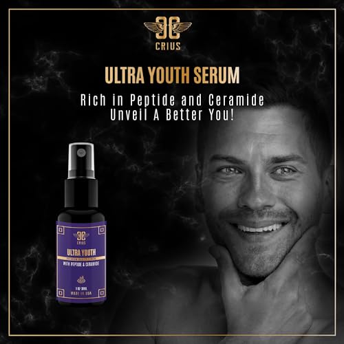 Ultra Youth Serum 1 oz,Helps Create Barrier To Retain Moisture, Promotes Skin Elasticity, Helps Boost Radiance, Non-GMO, Cruelty-Free Products, Made In USA,