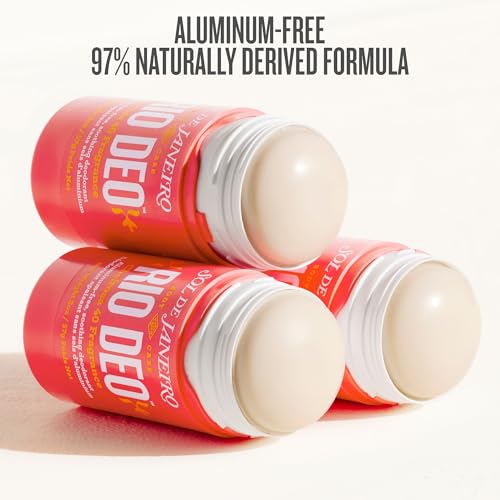 Deodorant Stick with Refill Cartridge - Aluminum-Free, Natural, 98% Derived