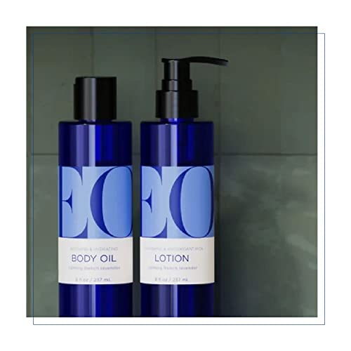 EO French Lavender Body Lotion 8 Fl Oz Pack of 2 - Moisturizing Lotion with Lavender Scent