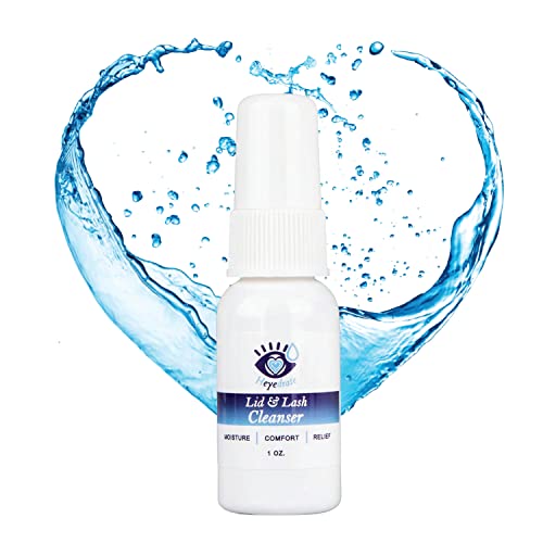 Heyedrate Foaming Tea Tree Face Wash & Eyelid Cleanser and Lid & Lash Cleanser Spray Bundle - Natural, Organic Cleanser with Aloe Vera - Gentle, Pure Hypochlorous Acid Spray for Eye Irritation (1oz.)