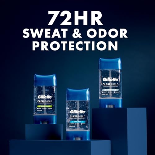 Gillette Endurance Cool Wave Clear Gel Antiperspirant Deodorant 3.8oz Pack of 2