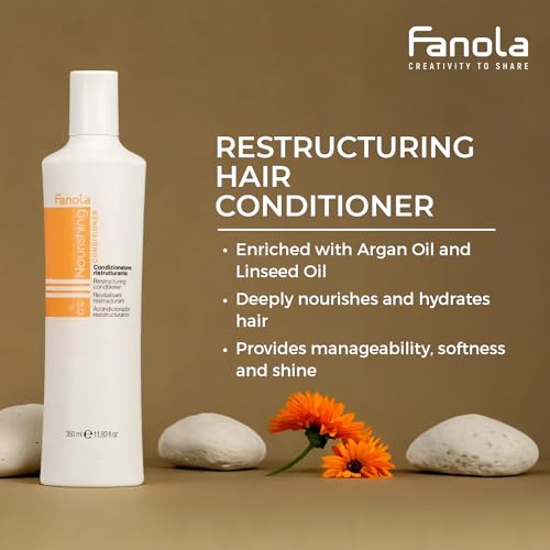 Fanola Nutri Care Restructuring Hair Conditioner 33.8 Fl Oz - Nourishing Moisturizer