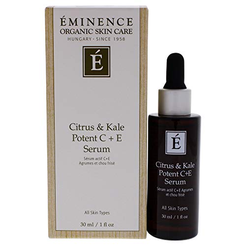 Citrus and Kale Serum with Vitamin C & E - Anti-Aging Face Serum 1oz