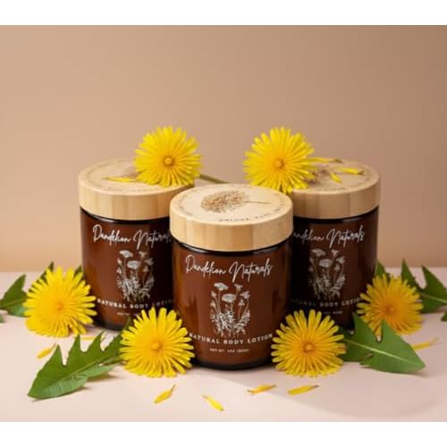 Body Lotion ? Deep Hydrating Botanical Moisturizer with Dandelion Oil, Plant-Based Lotion for Dry & Sensitive Skin, 8 oz