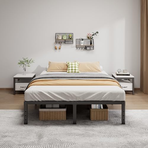 Metal Bed Frame California King 14 Inch Heavy-Duty Platform Bed No Box Spring Needed