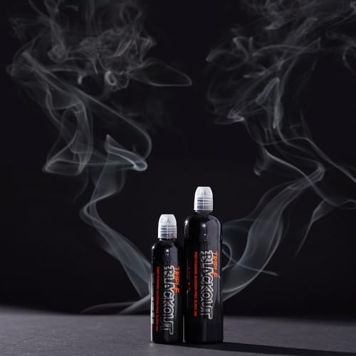 World Famous Tattoo Ink Blackout Black 8oz - Ultra-Thin, Long-Lasting Professional-Grade Ink for Lining & Shading