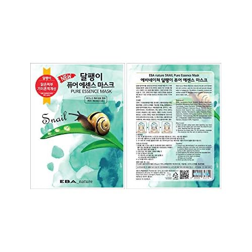 Eba nature} 44 Pcs Combo-Pack, Premium Korean Pure Essence Facial Mask Sheet (11 Types x 4 pcs), hydrating. moisturizing
