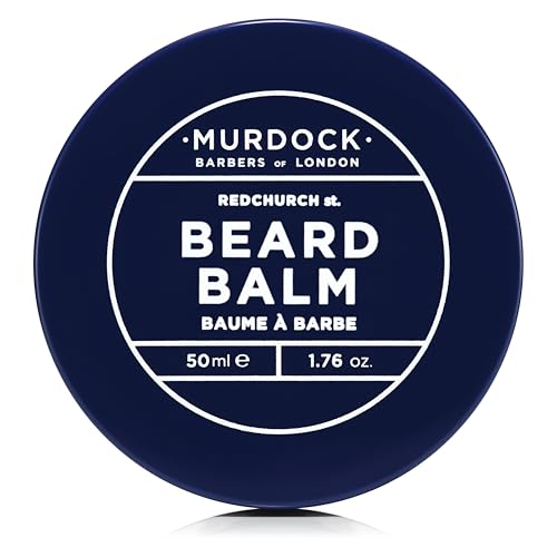 Murdock London Beard Balm for Men ? Conditioner & Moisturizer Cream ? Softens, Tames & Nourishes with Natural Ingredients ? Lightweight Beard Care Made in England, 50ml