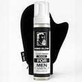 Self Tanner for Men - Fast-Drying Water-Based Sunless Tanning Foam with Mitt