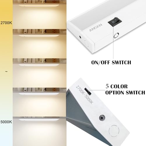 24 Inch Dimmable Under Cabinet LED Light - 18W, 1237LM, Warm to Daylight, CRI 92+