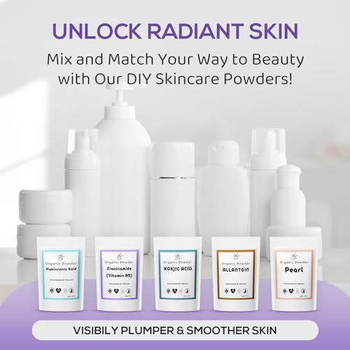 Hyaluronic Acid Powder for DIY Skincare - 99% Purity Moisturizer & Anti-Aging Serum