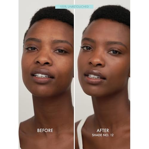 SWEED - Glass Skin Foundation | Long-Lasting Fluid Formula | Hydrate, Moisturize, Lift, Plump, Protect | Vegan, Cruelty-Free, Clean Beauty (12 DEEP N/W)