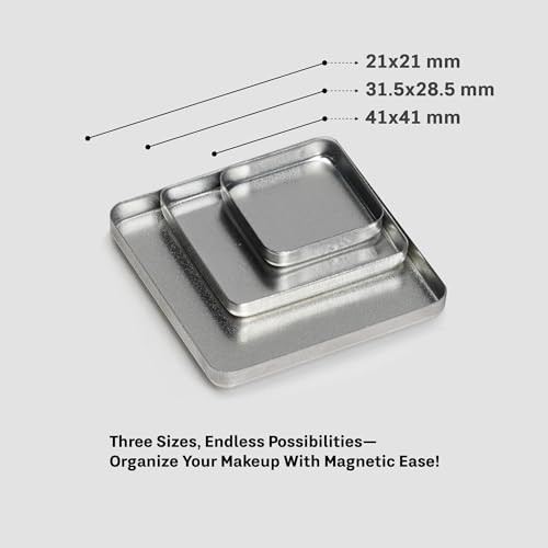 Refill Makeup Kit with Magnetic Pans & Binder - 30 Square Empty Palettes - FIXY