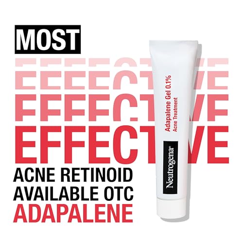 Neutrogena Adapalene 0.1% Acne Gel Treatment - 1.6 oz for Clear Skin